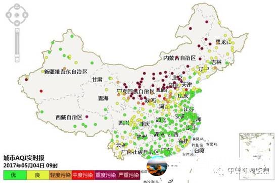 北方遭遇今年最强沙尘天气